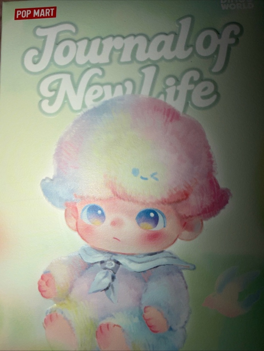 POP MART Journal of New Life Plush Character DIMMO - Pastel Rainbow